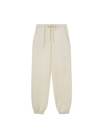 Embo Jogger Track Pants Ivory - HARDGEAR APPAREL - BALAAN 1