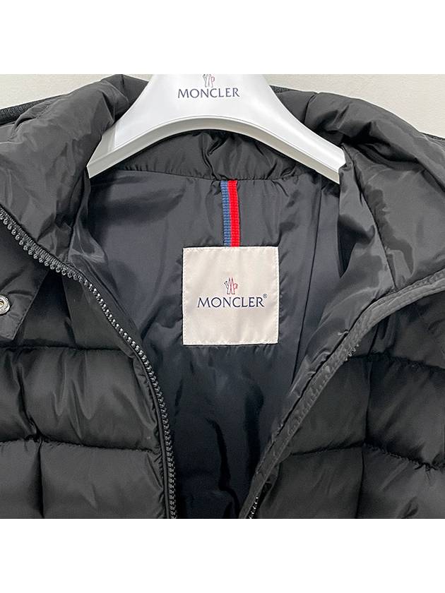 Kids Logo Patch CHARPAL Down Long Padded Jacket 8Y 10Y Black 1C50210 54155 999 - MONCLER - BALAAN 6