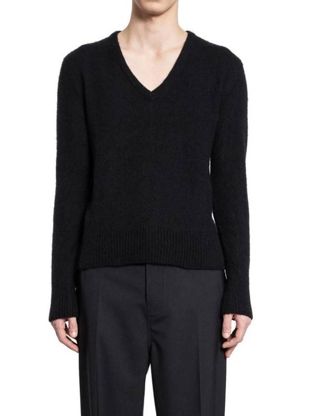 V-Neck Sweatshirt Black - TOM FORD - BALAAN 2