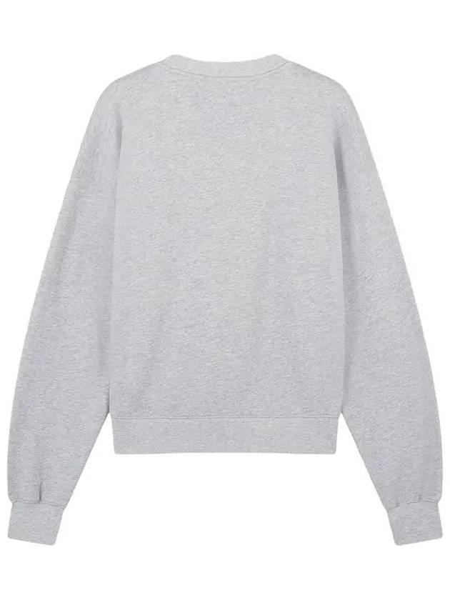 Flowers Comfort Sweatshirt Light Grey Melange - MAISON KITSUNE - BALAAN 3