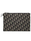 Strap Oblique Jacquard A5 Clutch Bag Beige - DIOR - BALAAN 2