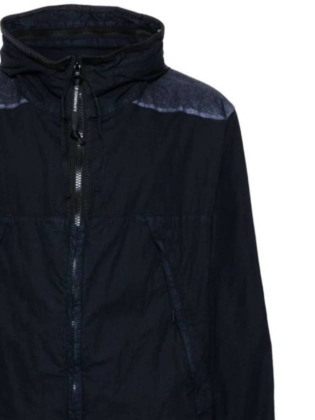 50 Fili Gum Mixed Goggle Hooded Jacket Navy - CP COMPANY - BALAAN 3