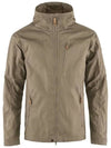 Men's Sten Jacket Suede Brown - FJALL RAVEN - BALAAN 5