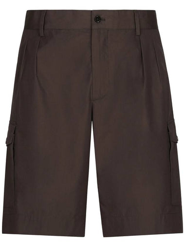 Dolce & Gabbana Shorts Brown - DOLCE&GABBANA - BALAAN 1