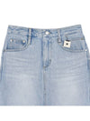 Long denim skirt M231SK02 981L - WOOYOUNGMI - BALAAN 3