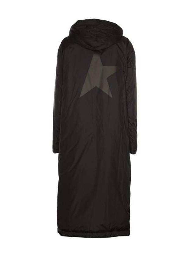 Star Collection Ankle Length Hooded Padded Jacket Black - GOLDEN GOOSE - BALAAN 3