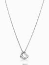 Elsa Peretti Open Heart Pendant Necklace Silver - TIFFANY & CO. - BALAAN 4