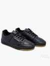 SL 61 Logo Signature Leather Low Top Sneakers Black - SAINT LAURENT - BALAAN 2