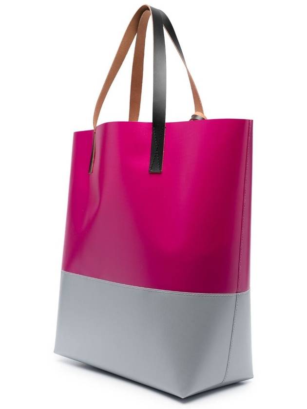 Tribeca Shopping Tote Bag Pink - MARNI - BALAAN 4