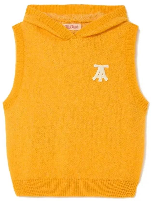 Kids Logo Patch Hooded Knit Vest F23075 099EX - THE ANIMALS OBSERVATORY - BALAAN 2