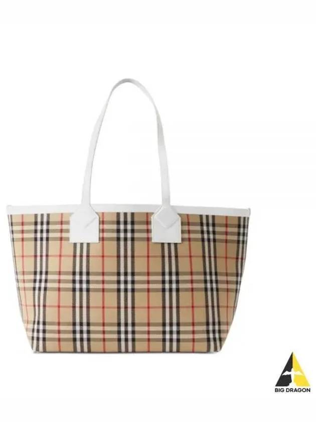 London Medium Tote Bag Brown - BURBERRY - BALAAN 2