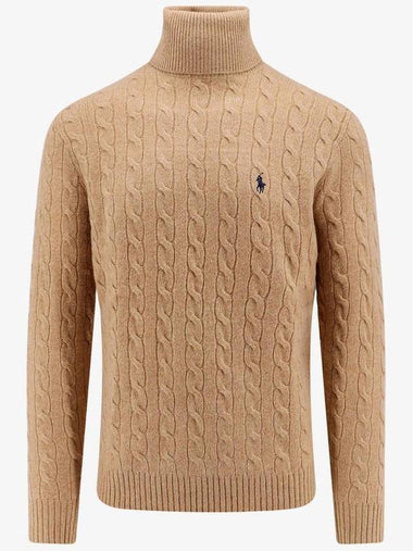 WOOL CASHMERE SWEATER WITH FRONTAL LOGO 710876836006 B0651227403 - POLO RALPH LAUREN - BALAAN 1