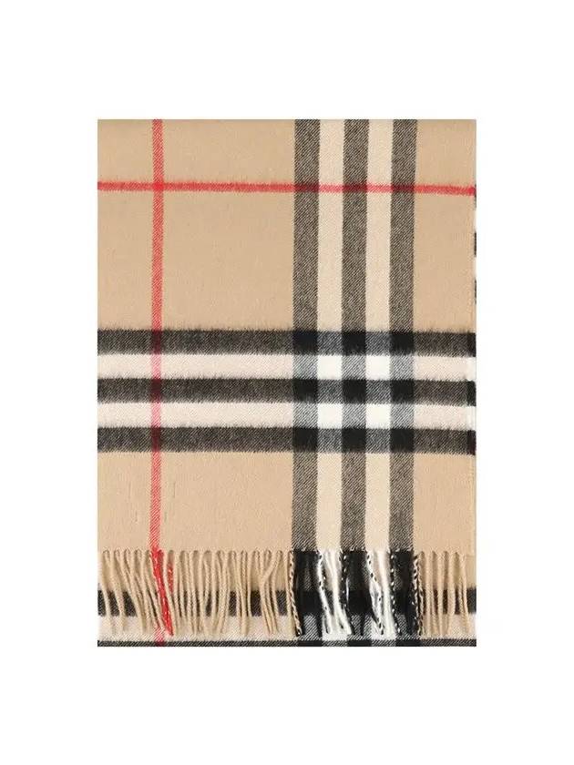 Vintage Check Cashmere Muffler Beige - BURBERRY - BALAAN 3