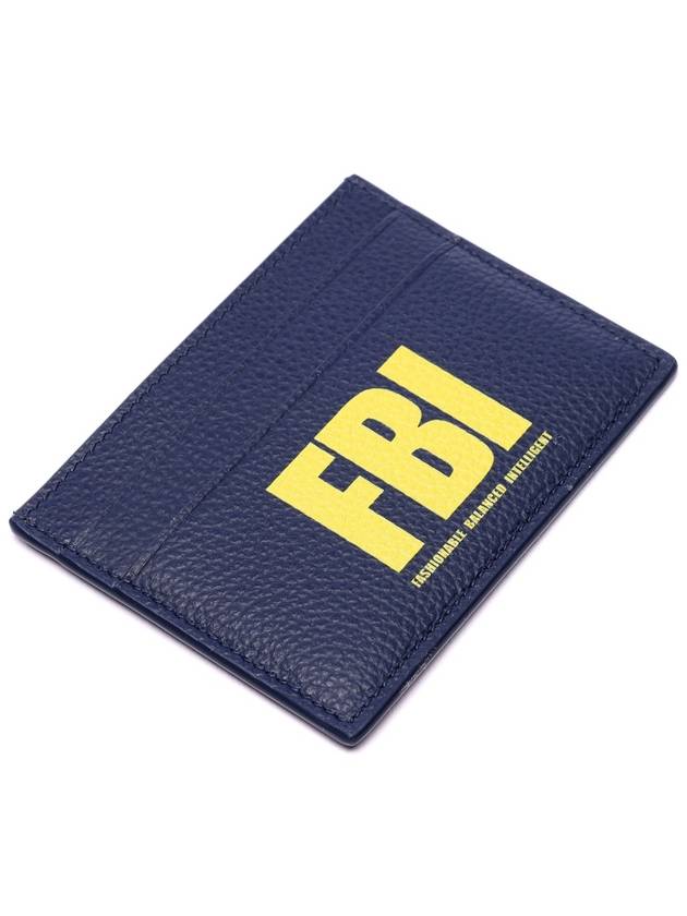 FBI print card wallet navy - BALENCIAGA - BALAAN.