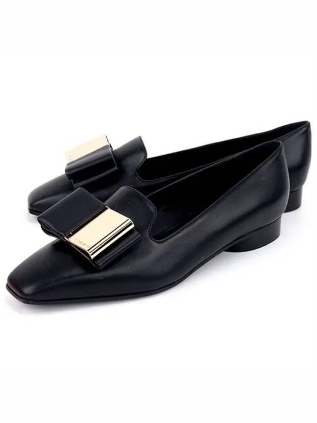 Ferragamo double bow women s loafers LEDA 763178 1149765 - SALVATORE FERRAGAMO - BALAAN 1