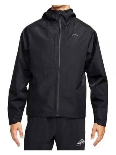 Gore-Tex Infinium Trail Cosmic Peaks Running Track Jacket Black Anthracite - NIKE - BALAAN 2