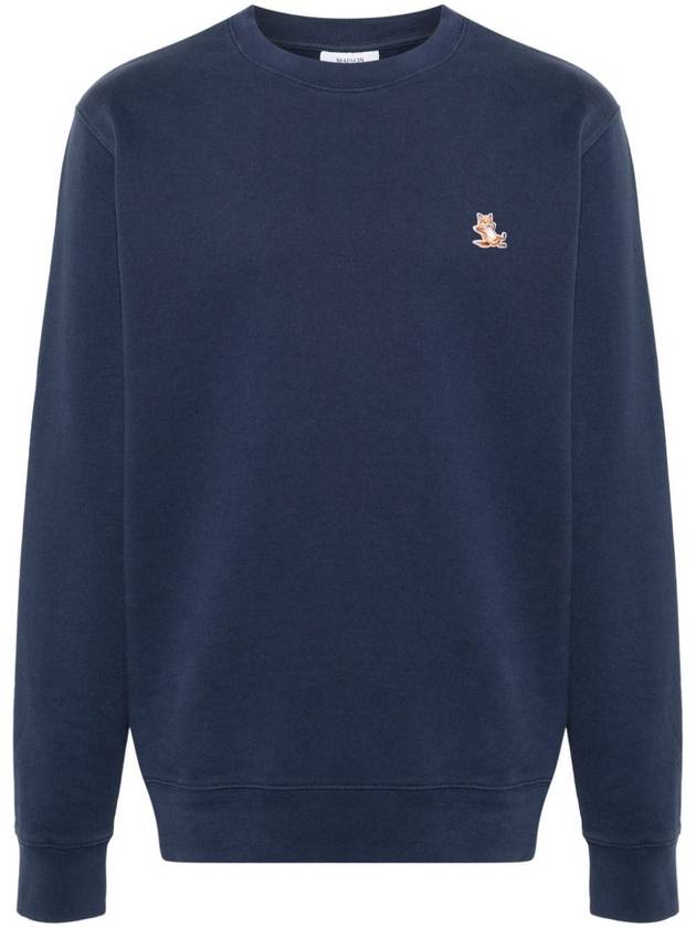 Chillax Patch Regular Sweatshirt Eclipse Blue - MAISON KITSUNE - BALAAN 2