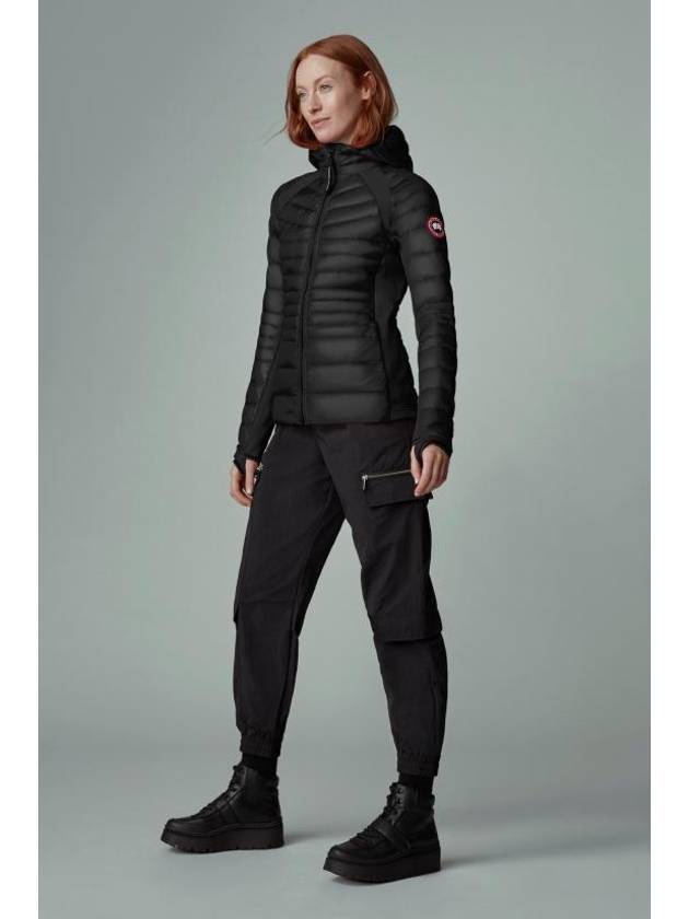 High Bridge Light Tech Hooded Down Padding Jacket Black - CANADA GOOSE - BALAAN 4