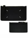 Signature Stitch Zipper Pocket Card Wallet Black - MAISON MARGIELA - BALAAN 2