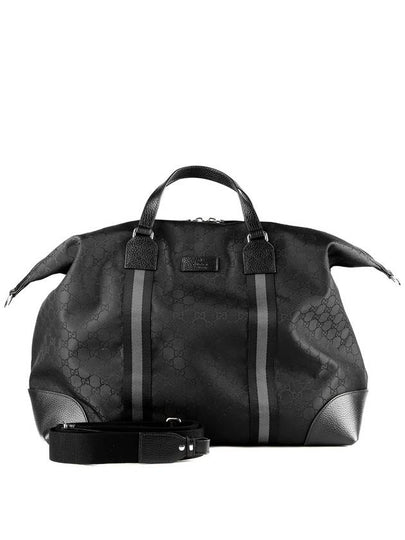 Canvas Travel Boston Large Tote Bag Black - GUCCI - BALAAN 2