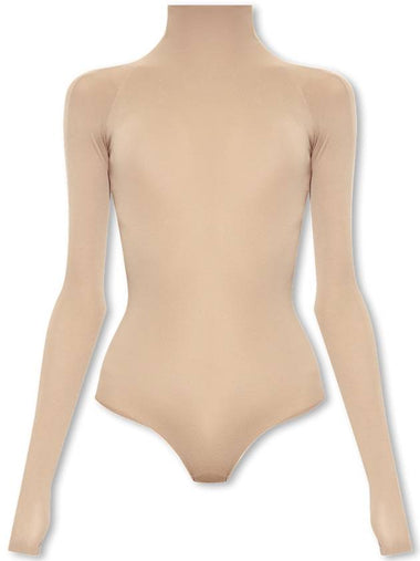 Alaïa Body With High Neck, Women's, Beige - ALAIA - BALAAN 1