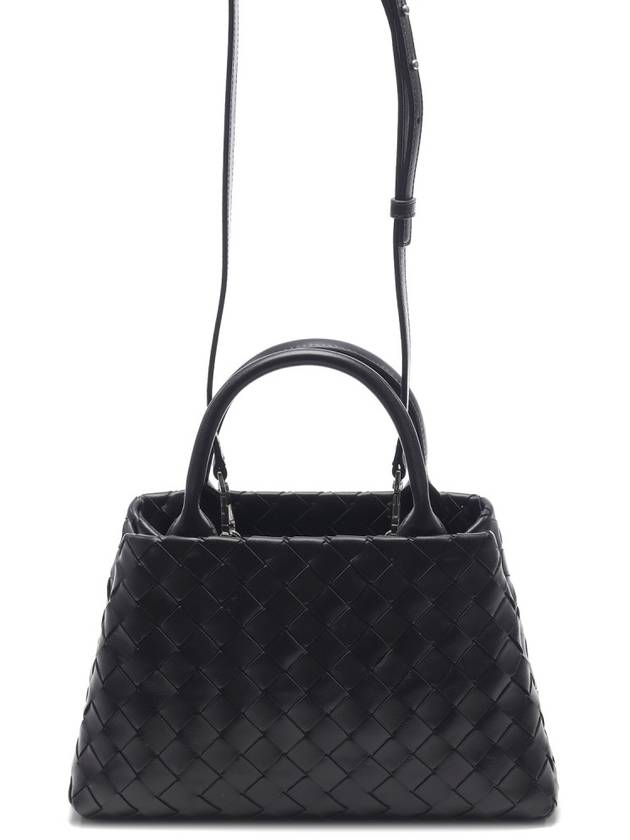 Intrecciato New Roma Tote Bag Black - BOTTEGA VENETA - BALAAN 5