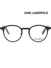 Eyewear Round Glasses Black - KARL LAGERFELD - BALAAN 4