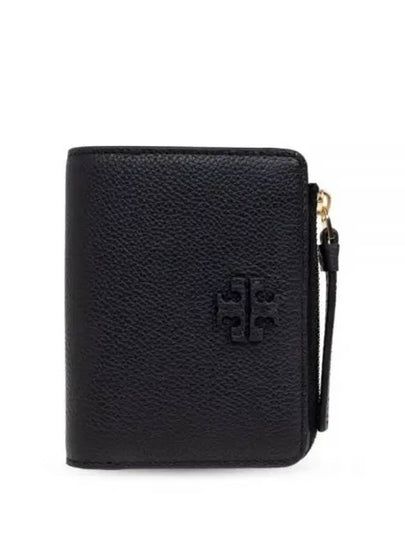 Mcgraw Half Wallet Black - TORY BURCH - BALAAN 2