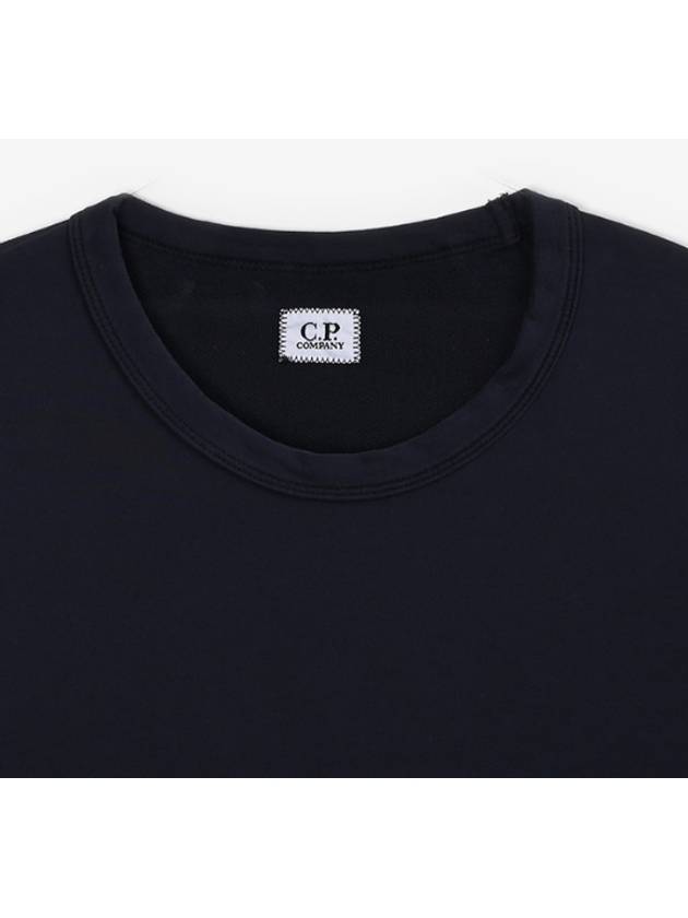 Light Fleece Sweatshirt Black - CP COMPANY - BALAAN 3