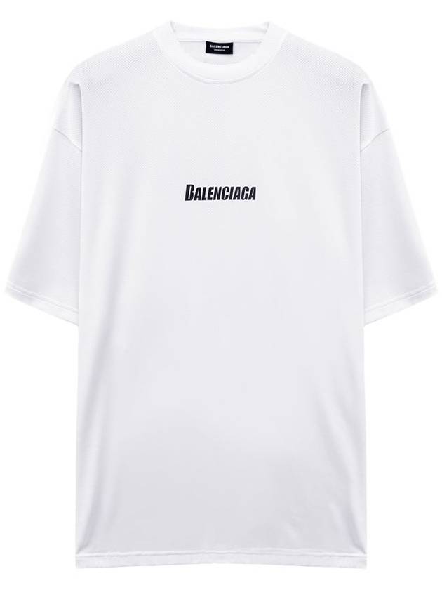 Logo overfit swim short sleeve tshirt 657027 - BALENCIAGA - BALAAN 1