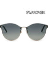 Eyewear Metal Sunglasses Gold - SWAROVSKI - BALAAN 4