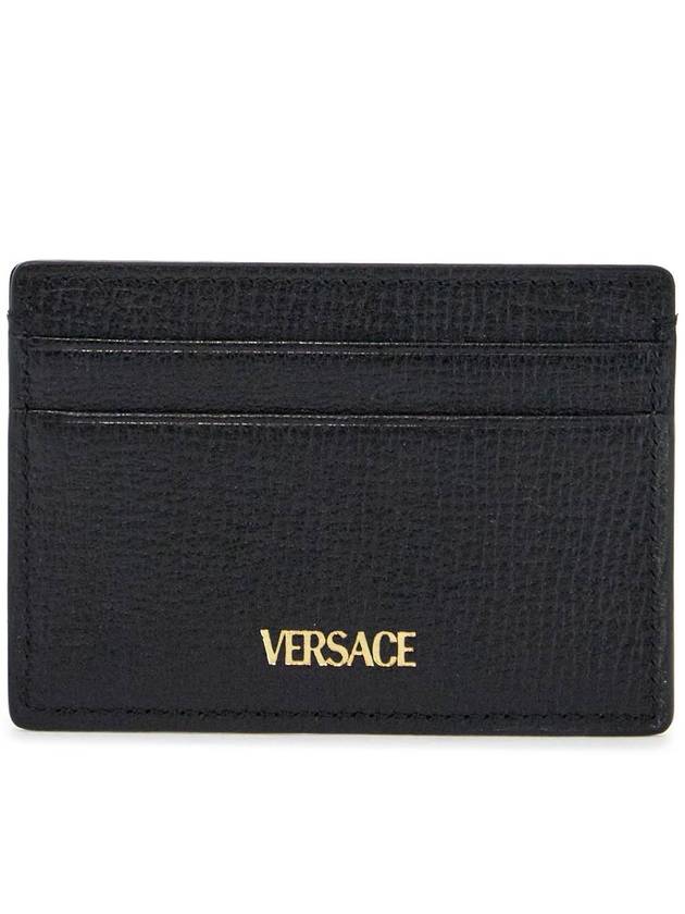 Medusa Leather Card Wallet Black - VERSACE - BALAAN 3