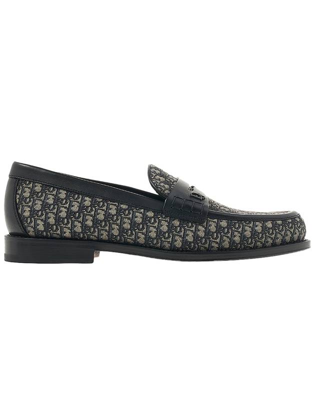 Essentials Granville Oblique Jacquard Loafer Black - DIOR - BALAAN 3