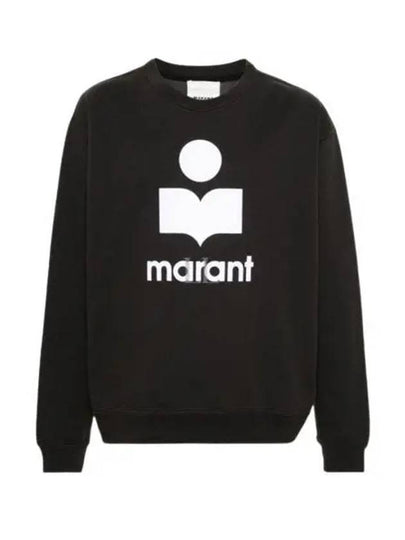 Mikoy Logo Print Sweatshirt Black - ISABEL MARANT - BALAAN 2