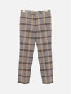 Check Wool Straight Pants - GUCCI - BALAAN 2