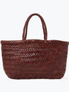 Mini Flat Gorra Tote Bag Bordeaux - DRAGON DIFFUSION - BALAAN 2