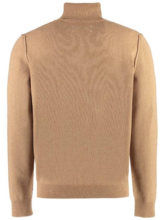 Cashmere Turtleneck Beige - MAISON MARGIELA - BALAAN 3