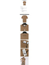 Women's Dear Intarsia Short Sleeve Knit Top Brown - BURBERRY - BALAAN.