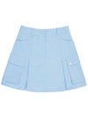 A-line cargo skirtblue - BUTTONPLAY - BALAAN 1