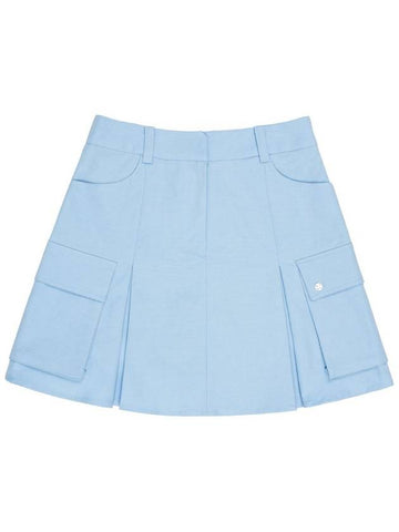 A-line cargo skirtblue - BUTTONPLAY - BALAAN 1