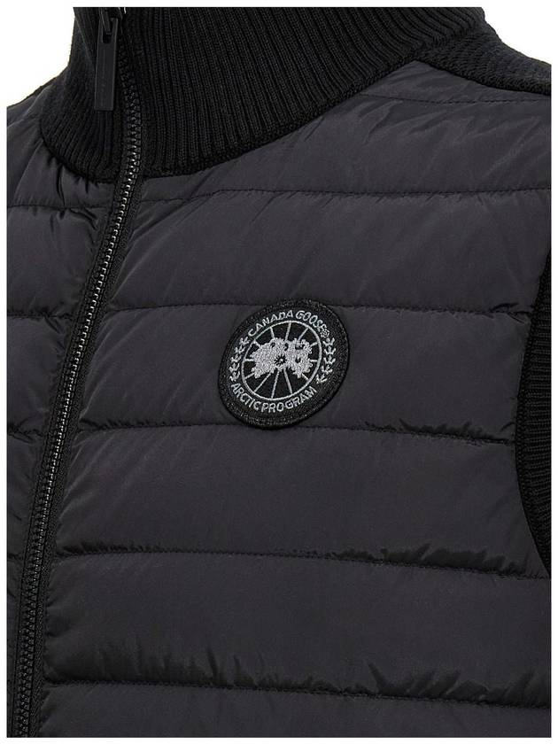 Hybridge Knit Vest Black - CANADA GOOSE - BALAAN 5