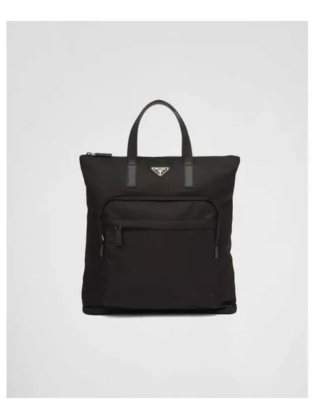 Triangle Logo Re-Nylon Tote Bag Black - PRADA - BALAAN 2