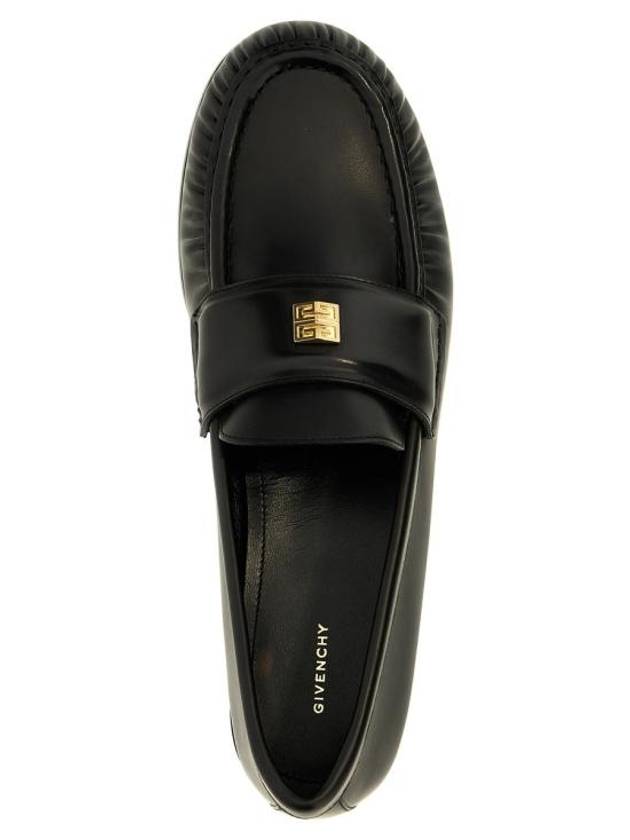 4G Leather Loafers Black - GIVENCHY - BALAAN 5