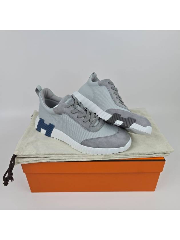 Bouncing Mesh Low Top Sneakers Grey - HERMES - BALAAN 6