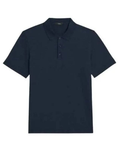 Bronn Cotton Short Sleeve Polo Shirt Navy - THEORY - BALAAN 2