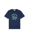 Racing Fox Short Sleeve T-Shirt Blue - MAISON KITSUNE - BALAAN 2