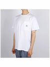 Fissato Treatment Organic Cotton Short Sleeve T-Shirt White - STONE ISLAND - BALAAN 3