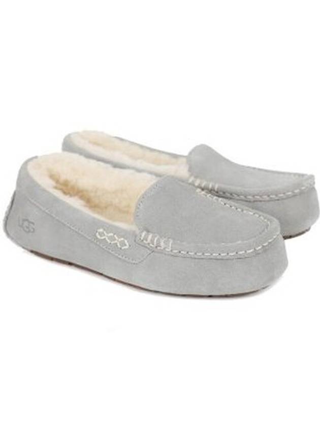 Ansley Fur Moccasin Slipper Light Grey - UGG - BALAAN 1