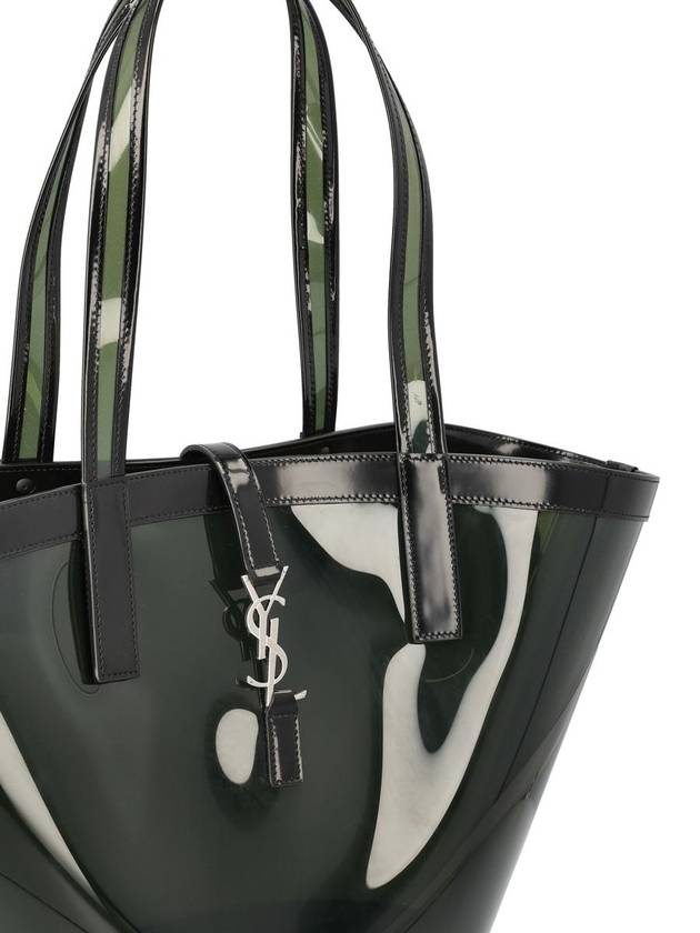 Medium Panier Tote Bag Green - SAINT LAURENT - BALAAN 5