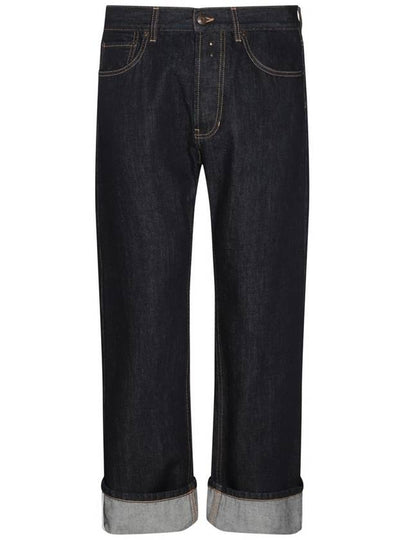 Denim Straight Pants 781770QYAAB4244 INDIGO BLUE - ALEXANDER MCQUEEN - BALAAN 2